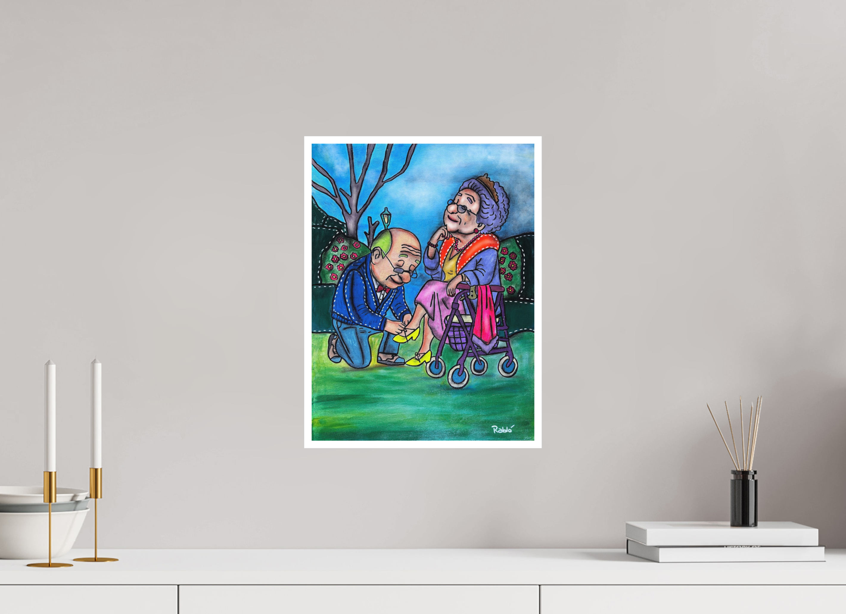 30 x 40 cm, Print Cinderella 80+ – Forever Series Art Print by Ditha de Rablo