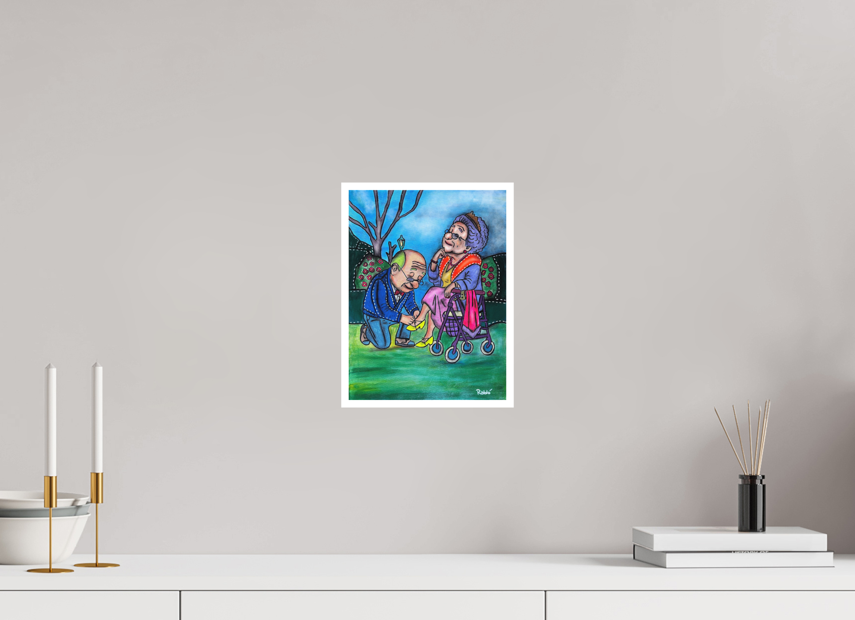 21 x 28 cm, Print Cinderella 80+ – Forever Series Art Print by Ditha de Rablo