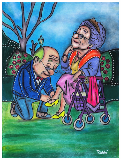 Main image Cinderella 80+ – Forever Series Art Print by Ditha de Rablo