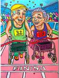 Finish Line – Forever Series Art Print by Ditha de Rablo