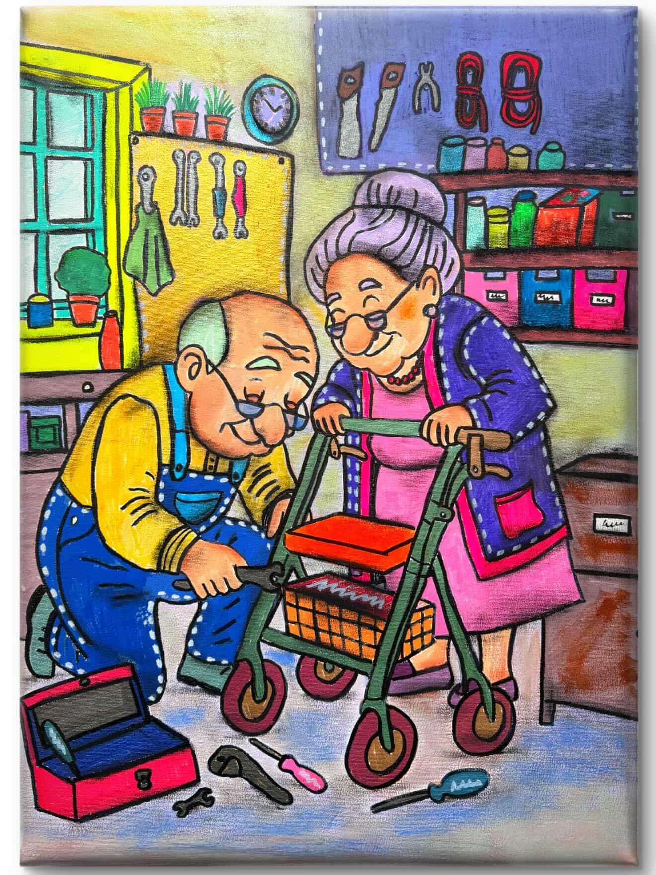 Workshop of Trust – Forever Series Art Print by Ditha de Rablo