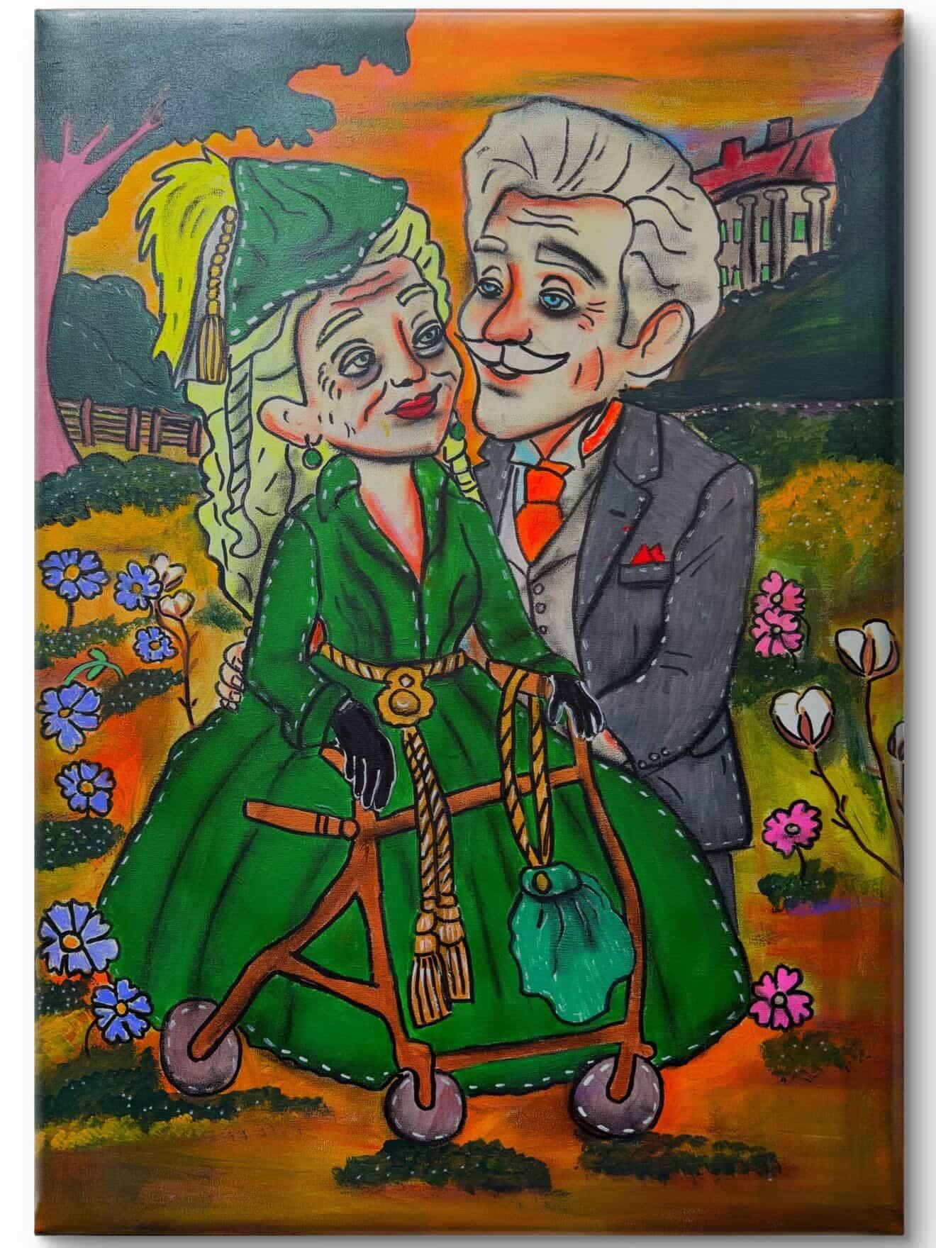 Gone With the Wind – The Final Act – Forever Series Art Print by Ditha de Rablo