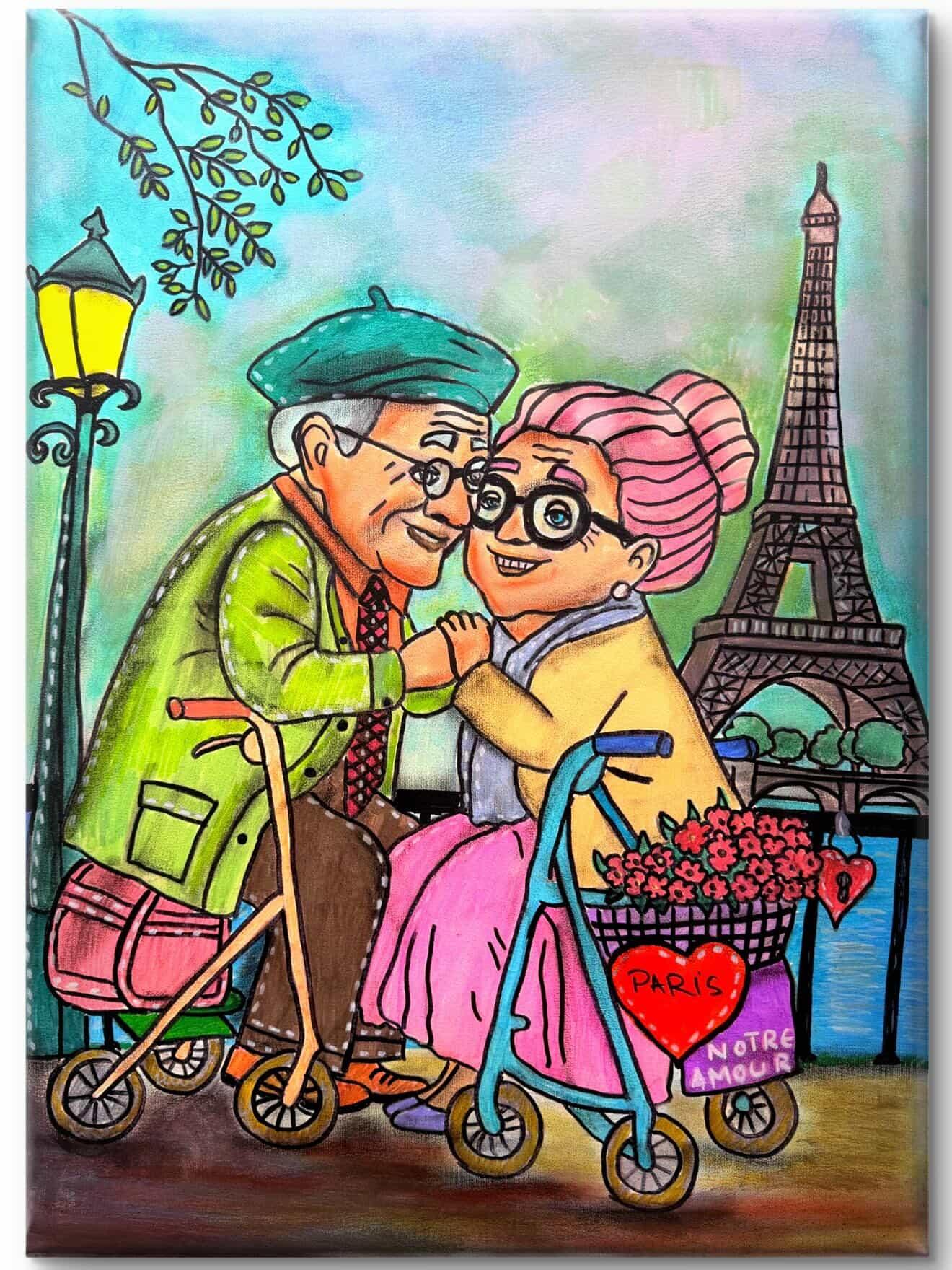 Paris for the Advanced – Forever Series Art Print by Ditha de Rablo