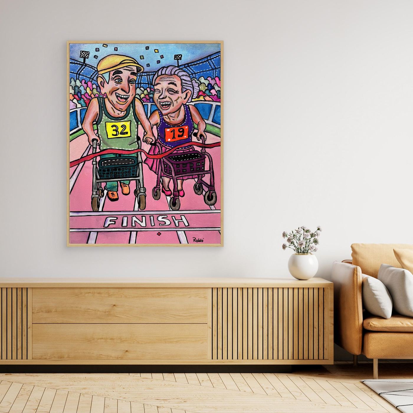 Finish Line – Forever Series Art Print by Ditha de Rablo - Copy