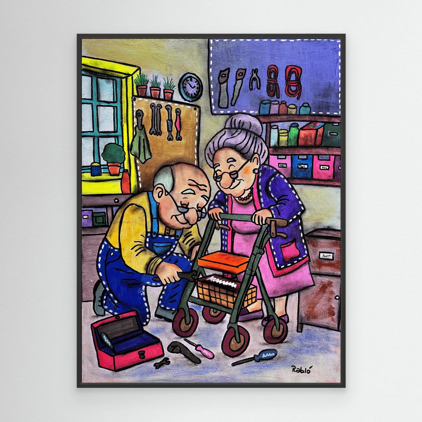Workshop of Trust – Forever Series Art Print by Ditha de Rablo