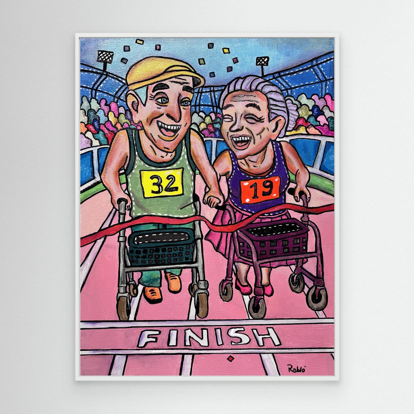 Zieleinlauf-Forever Series Art Print by Ditha de Rablo - Copy
