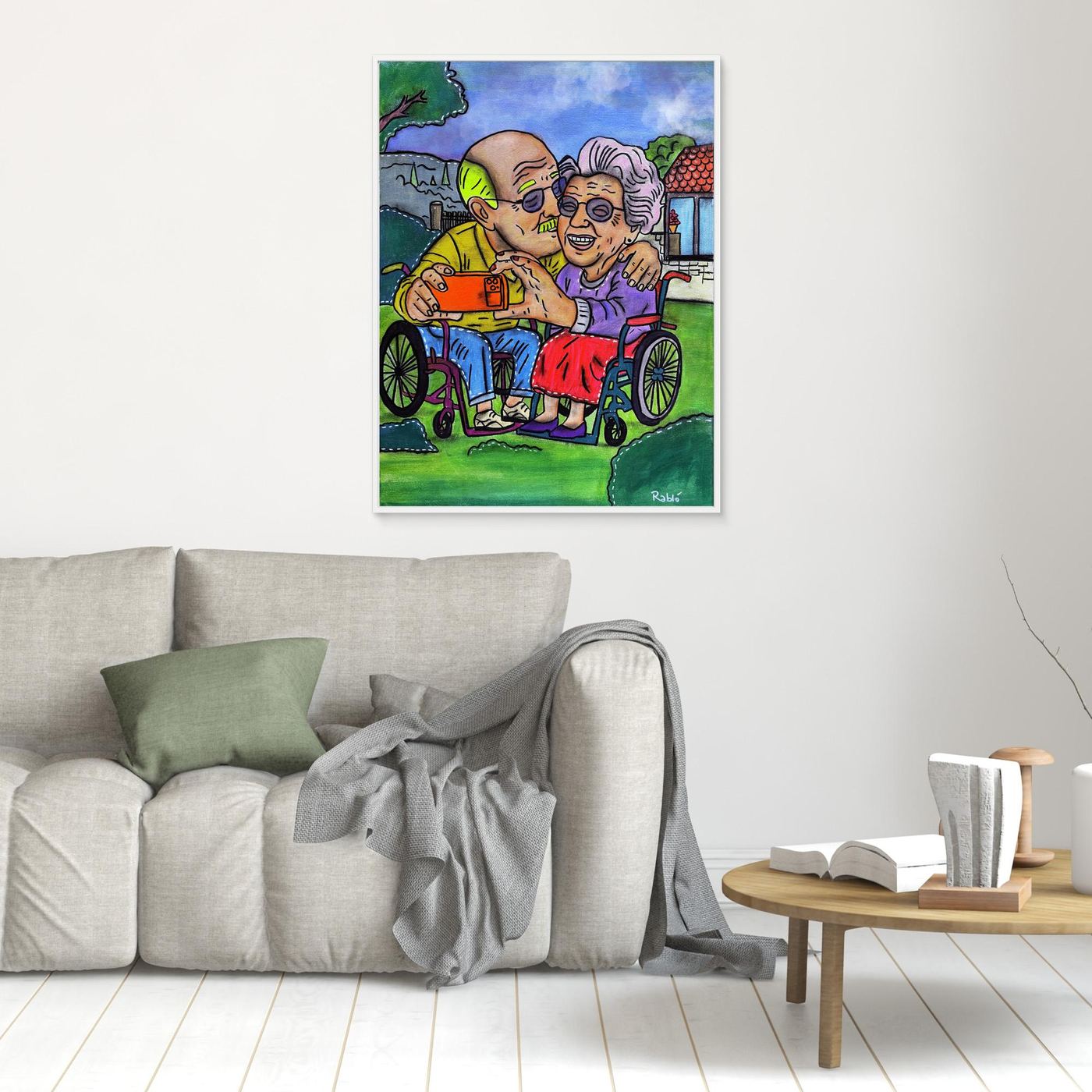 Selfie-Zeit-Forever Series Canvas Art Print by Ditha de Rablo - Copy
