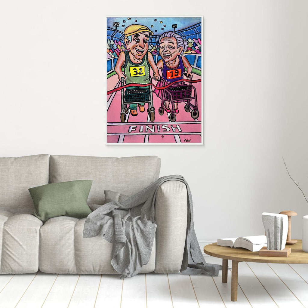 Zieleinlauf-Forever Series Art Print by Ditha de Rablo - Copy