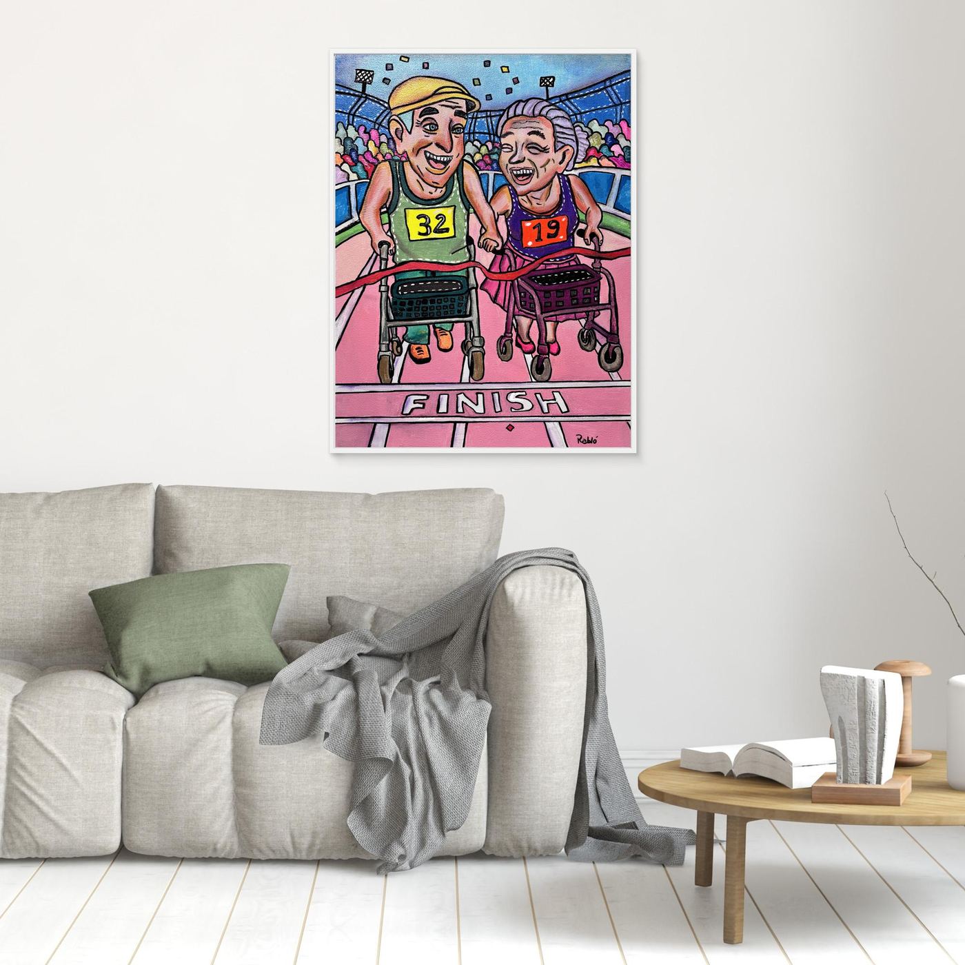 Zieleinlauf-Forever Series Art Print by Ditha de Rablo - Copy