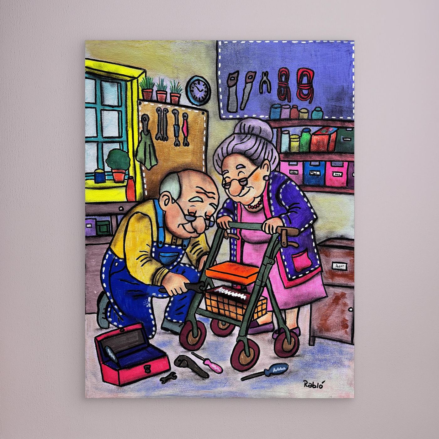 Workshop of Trust – Forever Series Art Print by Ditha de Rablo