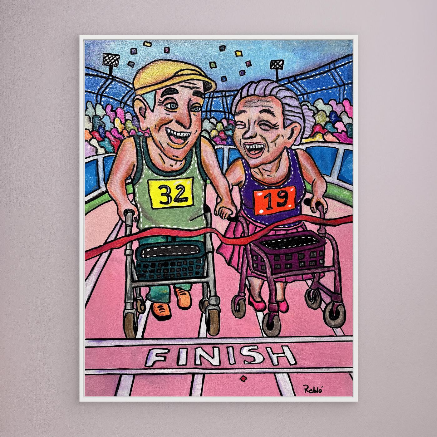 Zieleinlauf-Forever Series Art Print by Ditha de Rablo - Copy