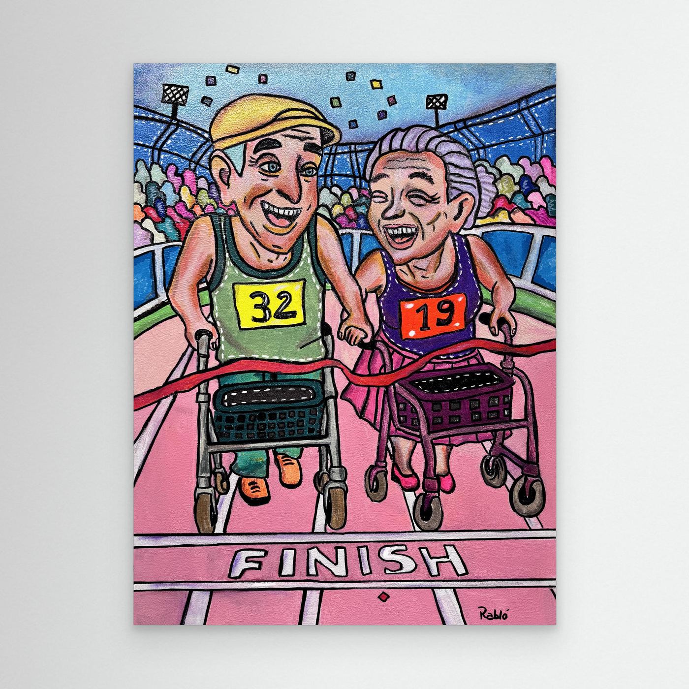 Finish Line – Forever Series Art Print by Ditha de Rablo - Copy