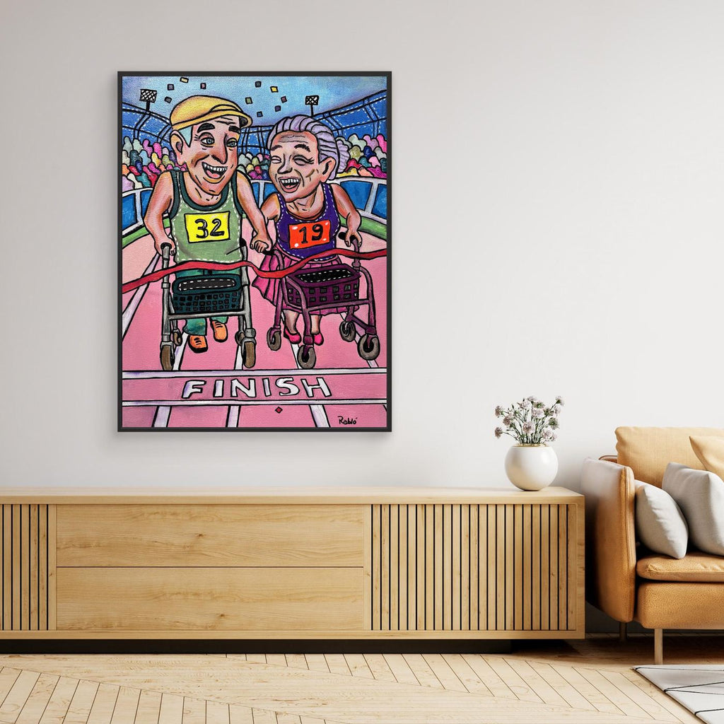 Zieleinlauf-Forever Series Art Print by Ditha de Rablo - Copy