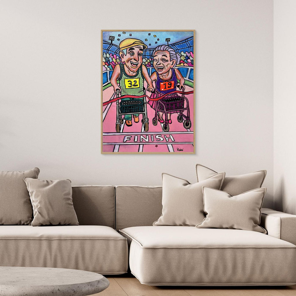 Zieleinlauf-Forever Series Art Print by Ditha de Rablo - Copy