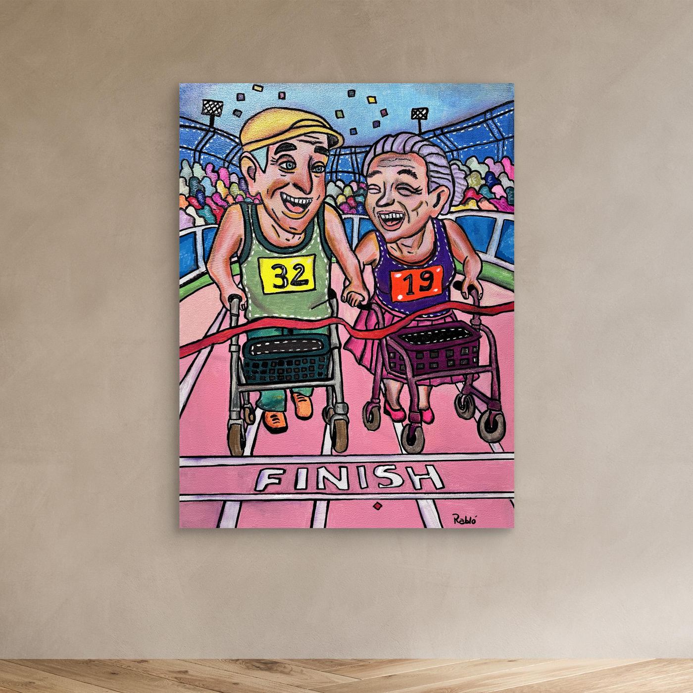 Zieleinlauf-Forever Series Art Print by Ditha de Rablo - Copy