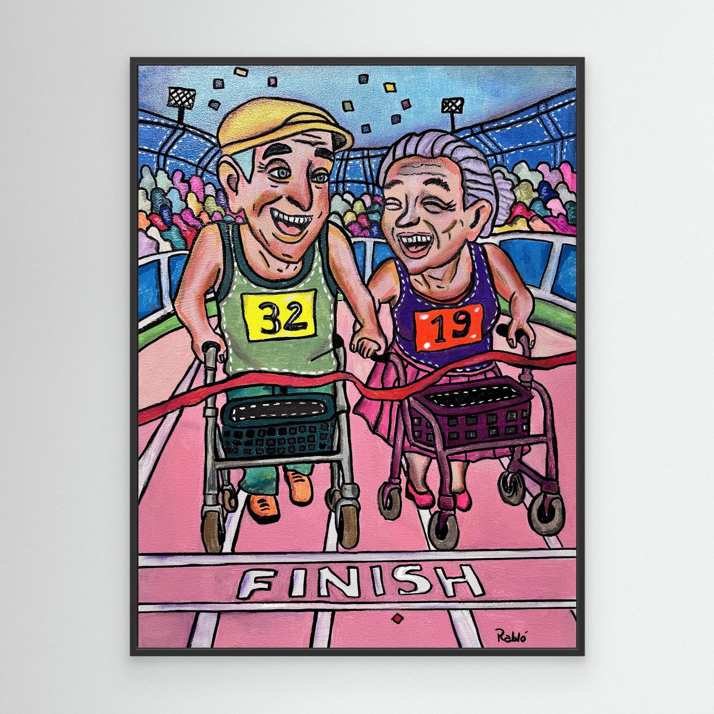 Zieleinlauf-Forever Series Art Print by Ditha de Rablo - Copy
